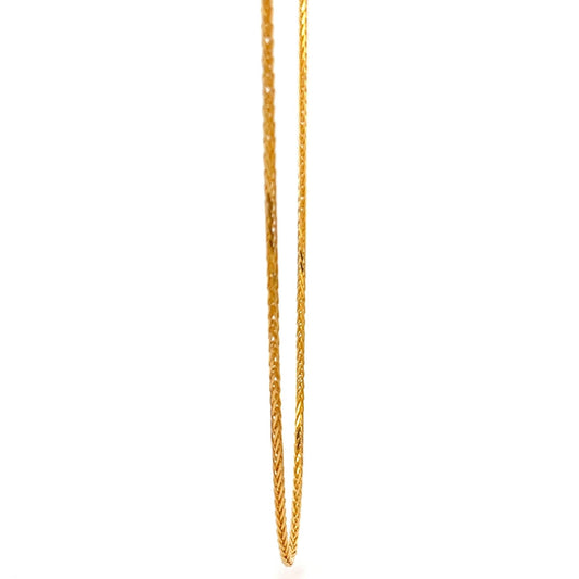 22ct Gold Twisted Rope Chain - FJewellery