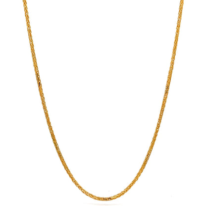 22ct Gold Twisted Rope Chain - FJewellery
