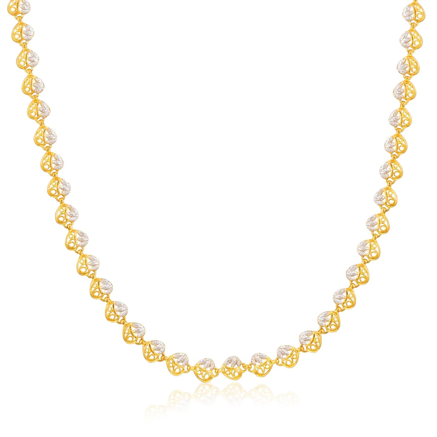 22ct multicolour necklace 05001488 - FJewellery