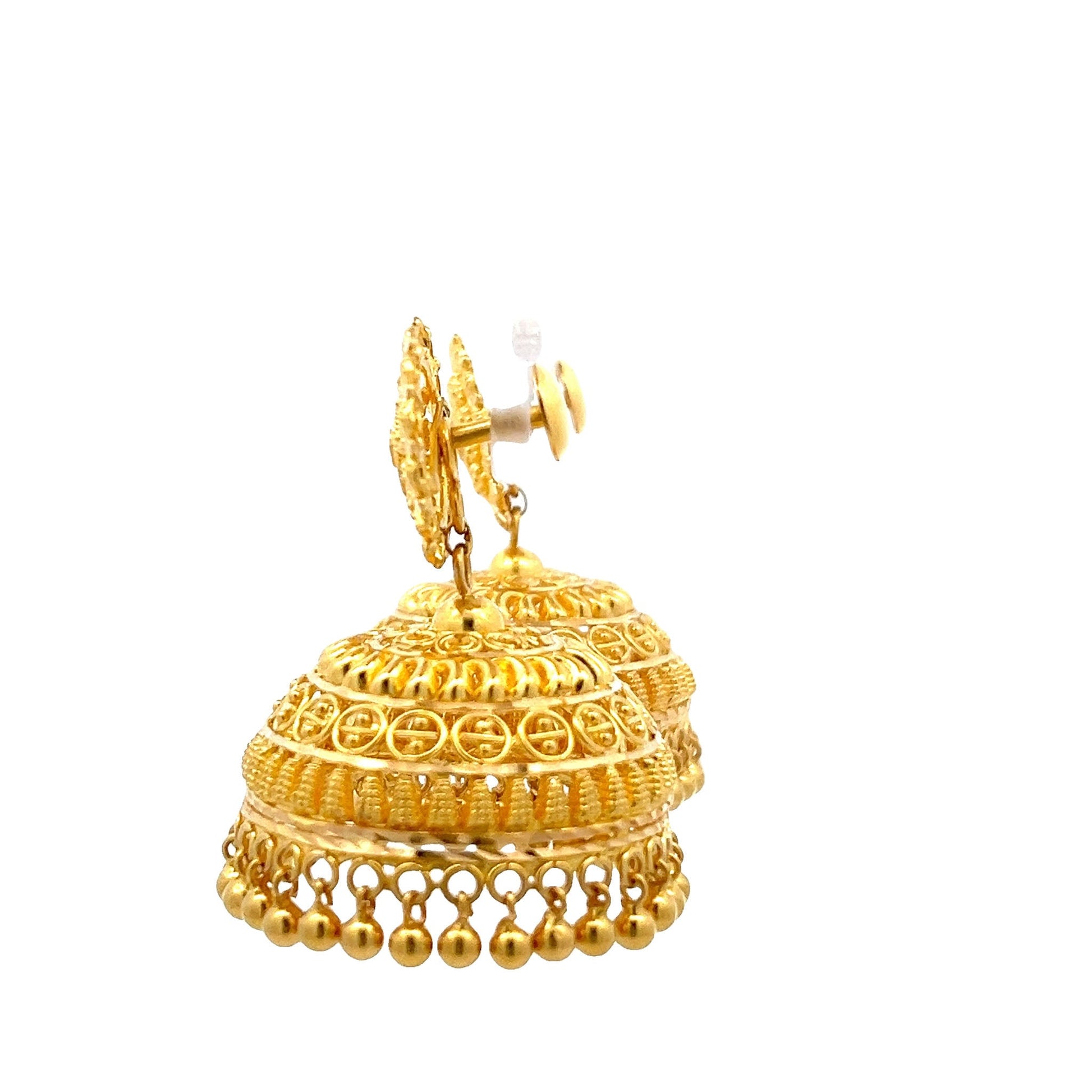 22ct Pre - loved Gold Earrings FCA11000421 - 2 - FJewellery