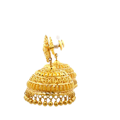 22ct Pre - loved Gold Earrings FCA11000421 - 2 - FJewellery