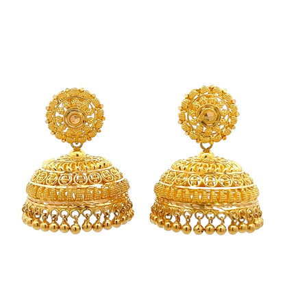 22ct Pre - loved Gold Earrings FCA11000421 - 2 - FJewellery