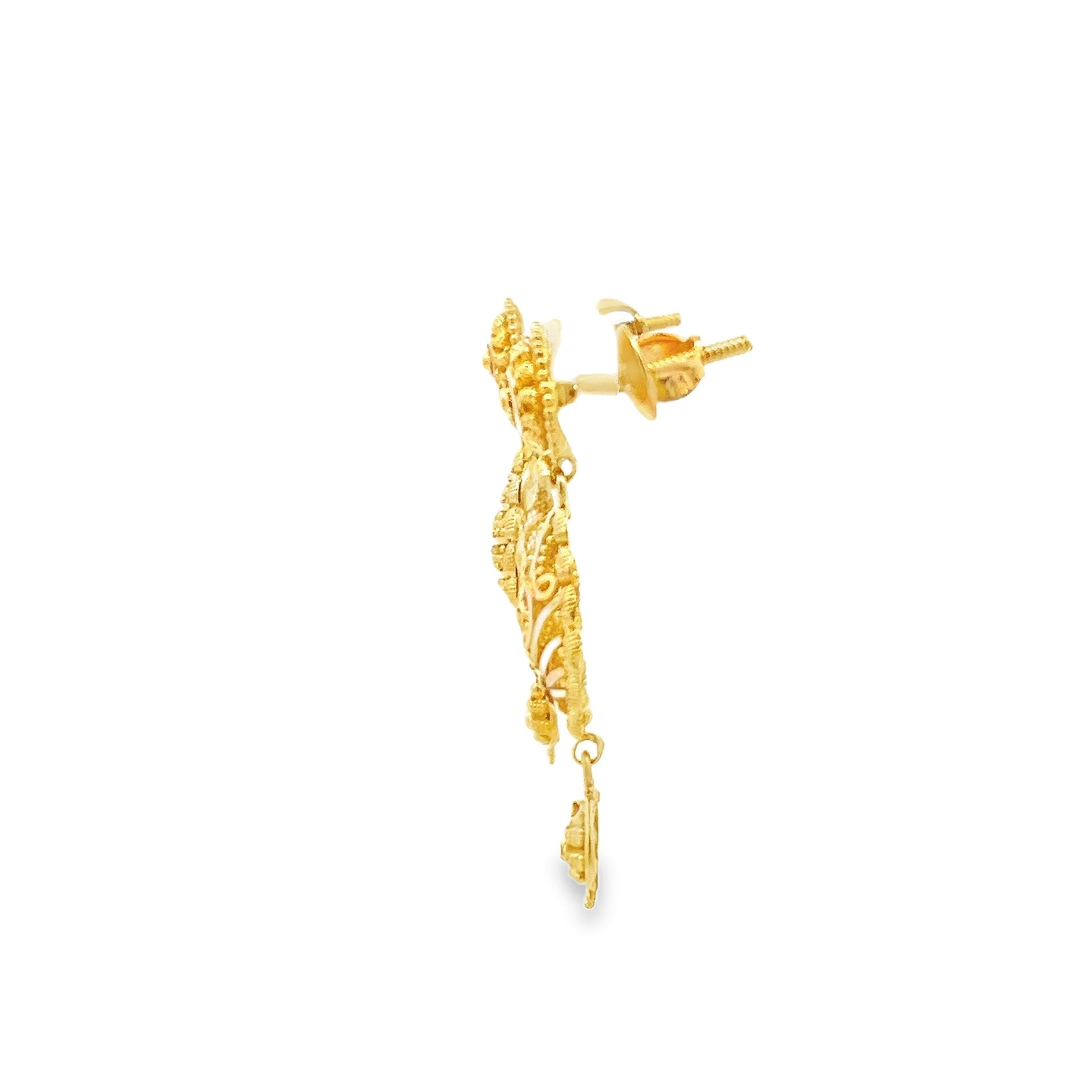 22ct Pre - loved Gold Earrings FCP05000432 - 4 - FJewellery