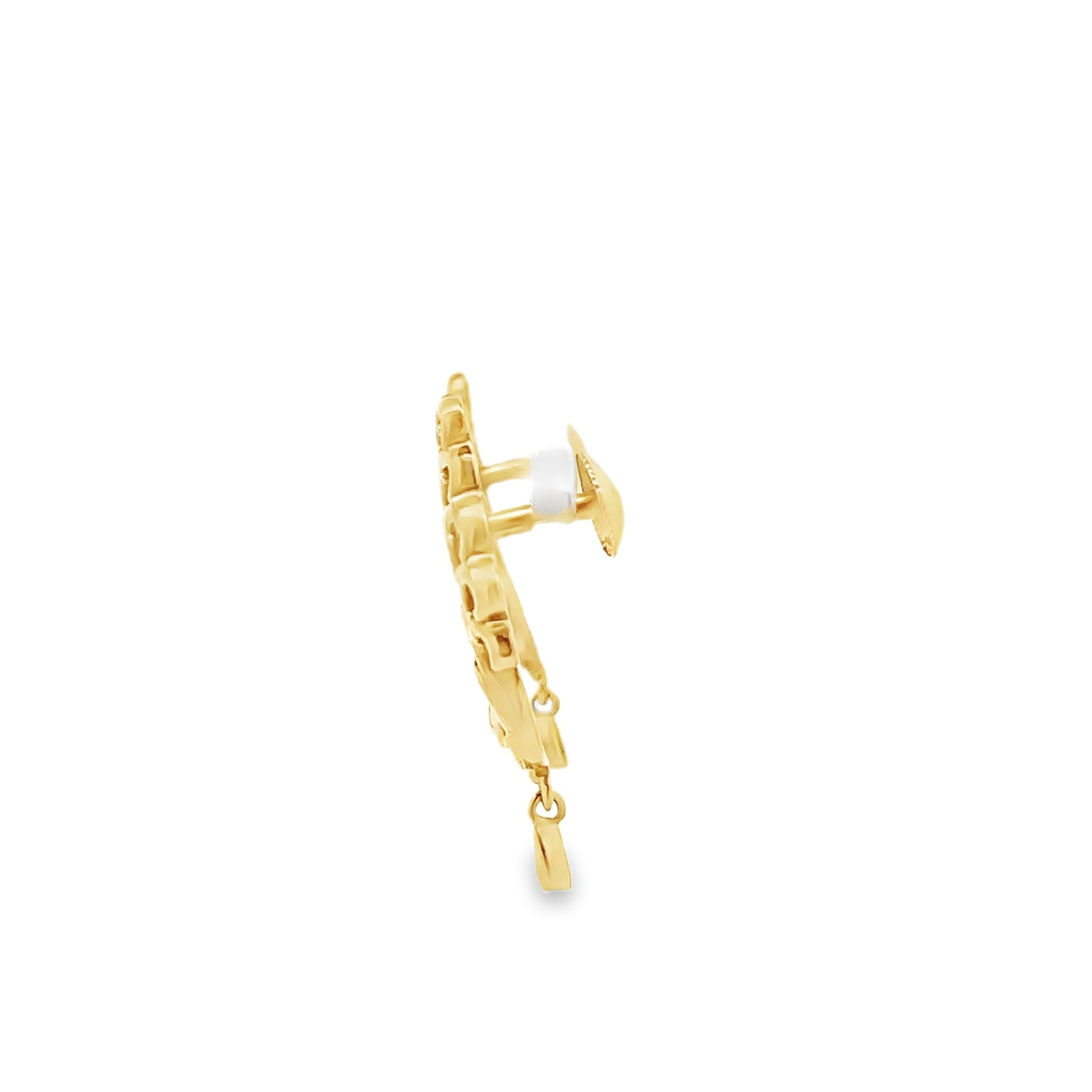 22ct Pre - owned Gold Leaf Earrings FCP05000432 - 5 - FJewellery