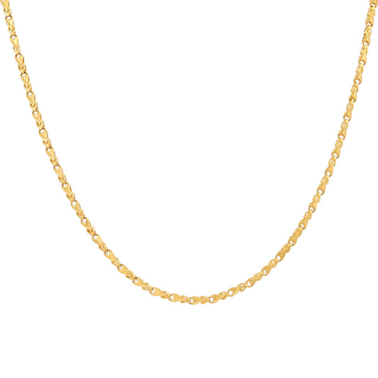 22ct pre-owned yellow gold chain 02033056 - FJewellery
