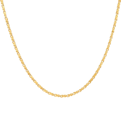 22ct pre-owned yellow gold chain 02033056 - FJewellery