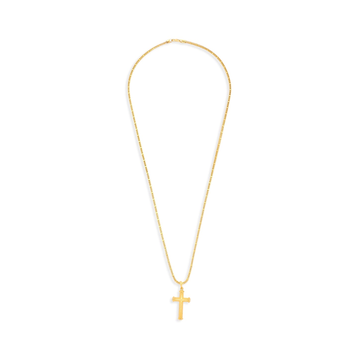 22ct pre - owned yellow gold chain with pendant 02033002 - FJewellery