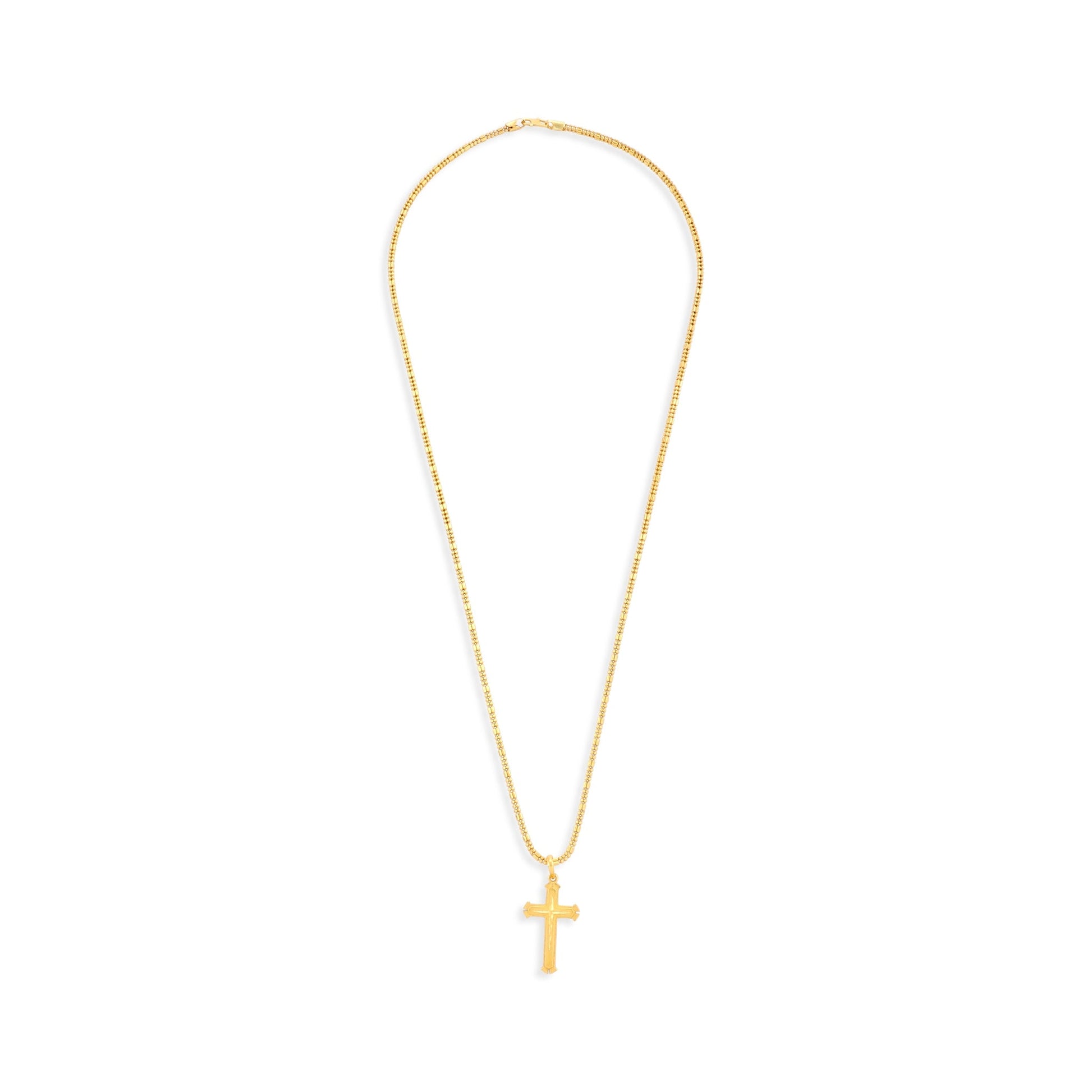 22ct pre - owned yellow gold chain with pendant 02033002 - FJewellery