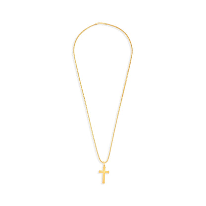 22ct pre - owned yellow gold chain with pendant 02033002 - FJewellery