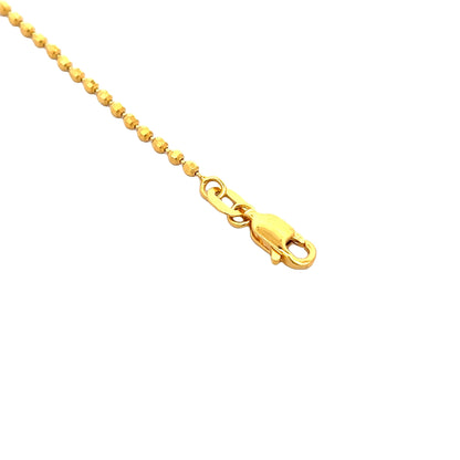 22ct Yellow Gold Beaded Bracelet PZ325-BR39 - FJewellery