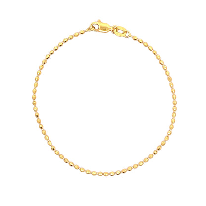 22ct Yellow Gold Beaded Bracelet PZ325-BR41 - FJewellery