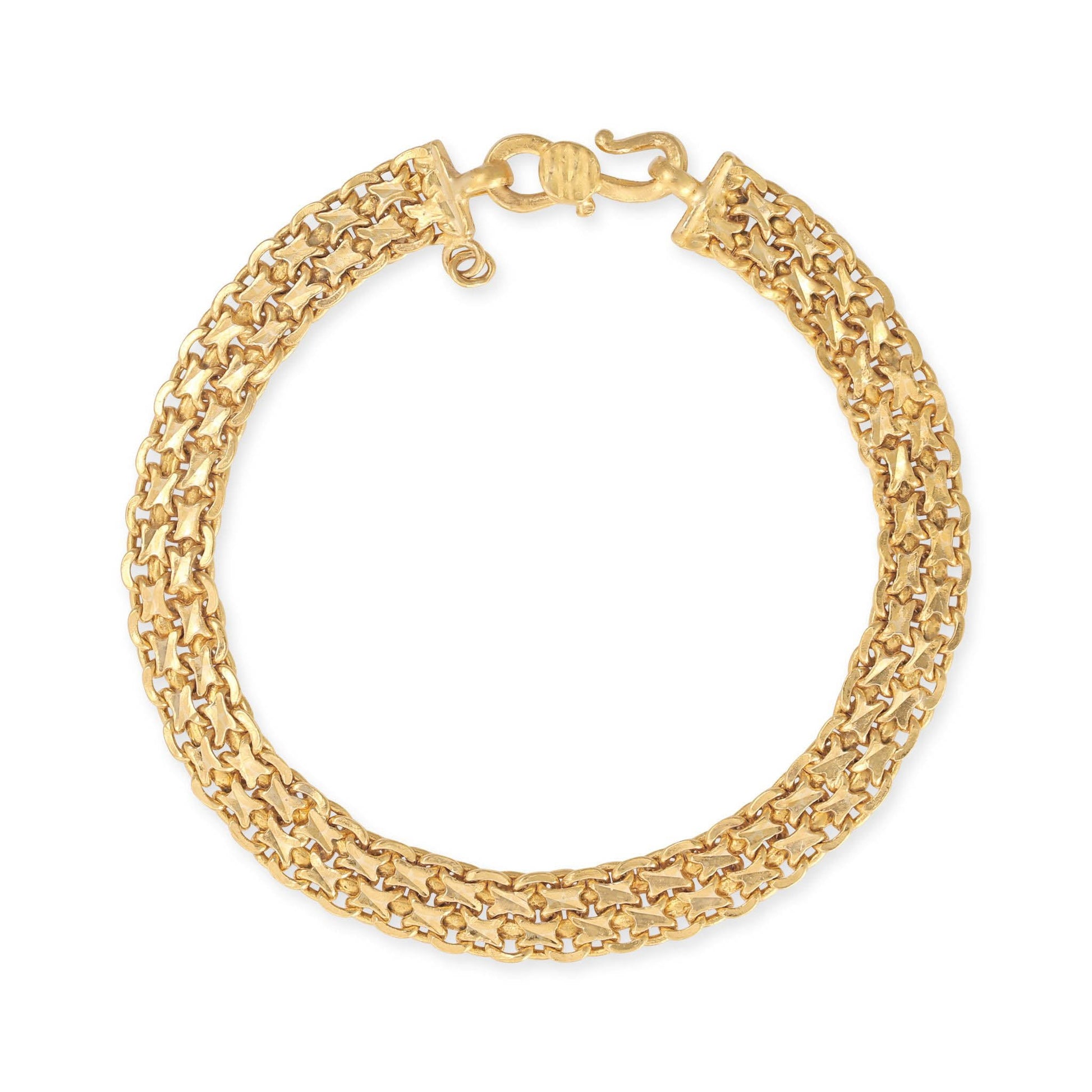 22ct yellow gold bracelet 07001840 - FJewellery