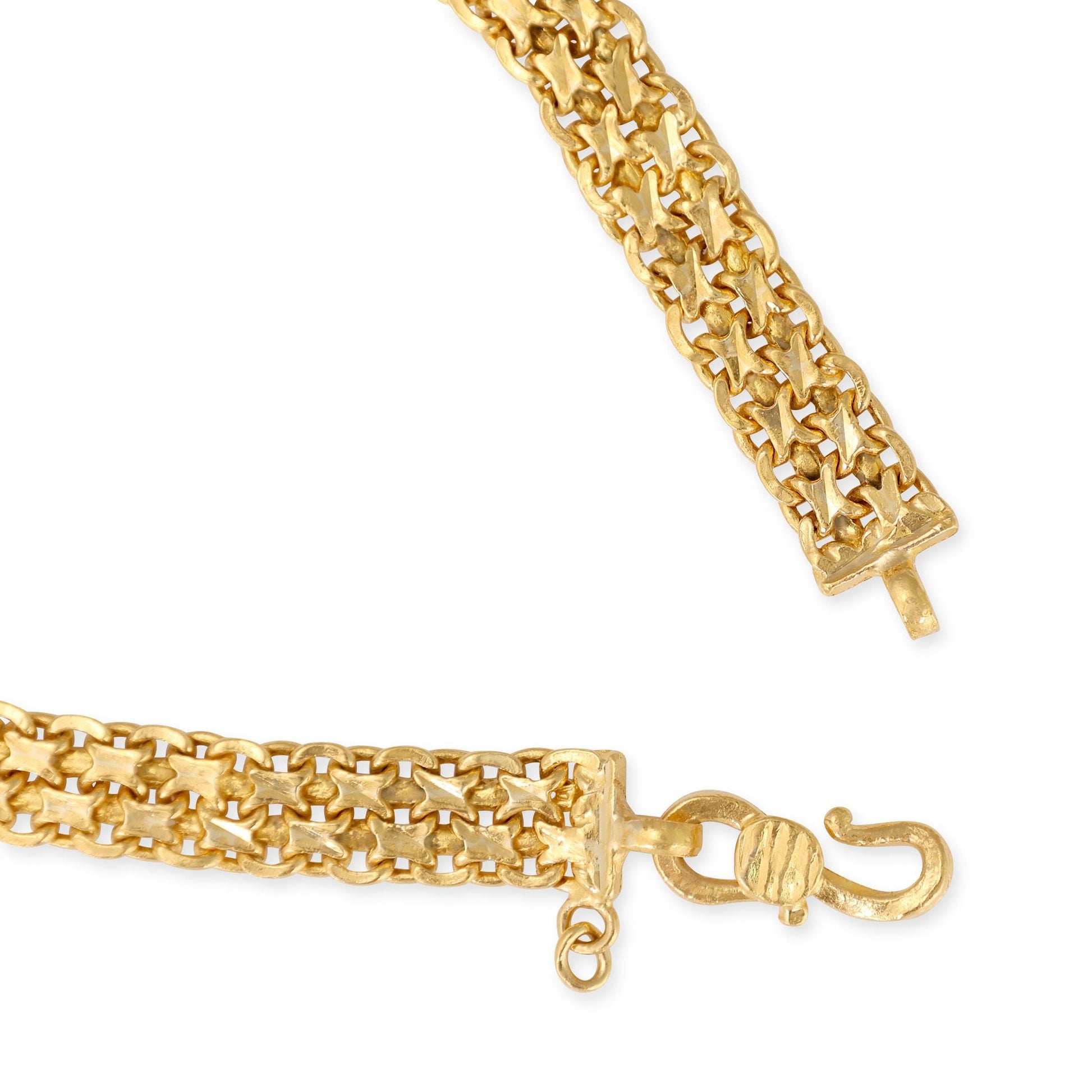 22ct yellow gold bracelet 07001840 - FJewellery