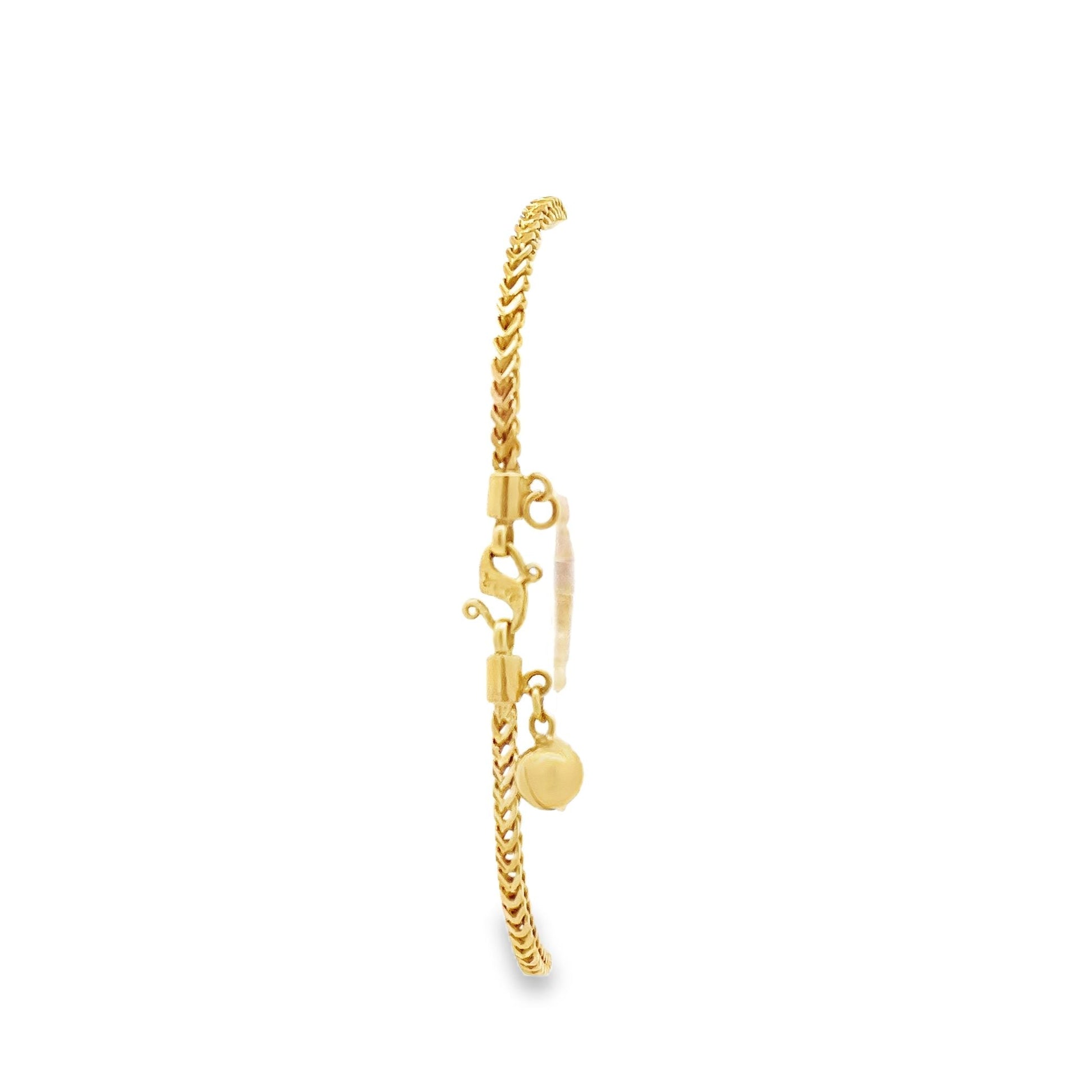 22ct yellow gold bracelet 09000886 - FJewellery