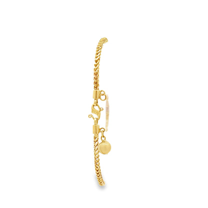 22ct yellow gold bracelet 09000886 - FJewellery