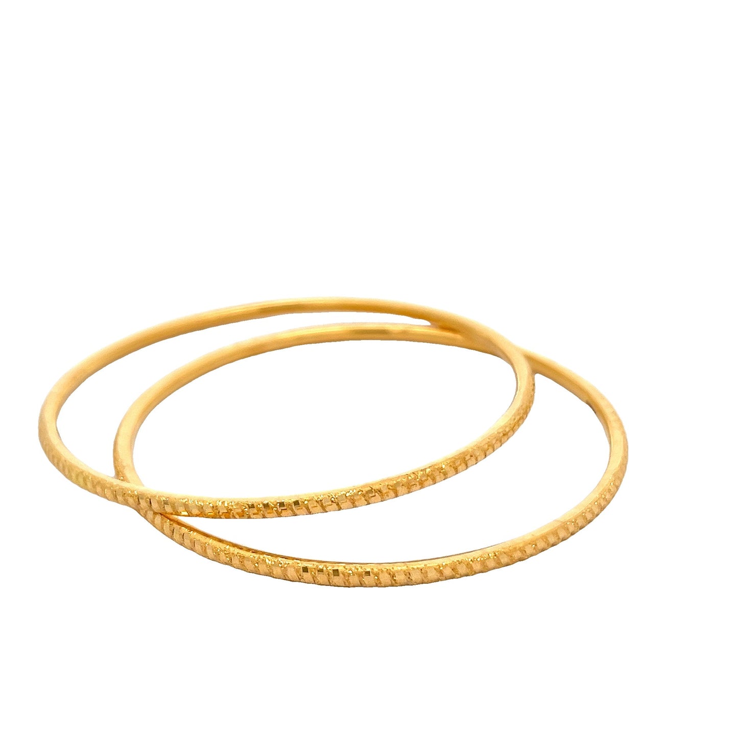 22ct Yellow Gold Classic Bangle PZ325 - BN78 - FJewellery