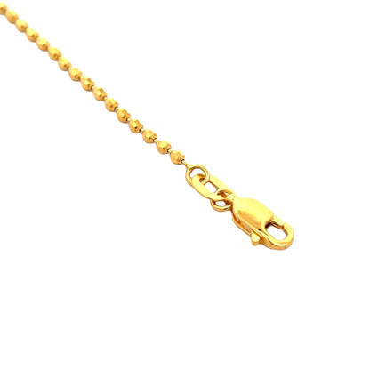 22ct Yellow Gold Delicate Bead Bracelet PZ325-BR37 - FJewellery