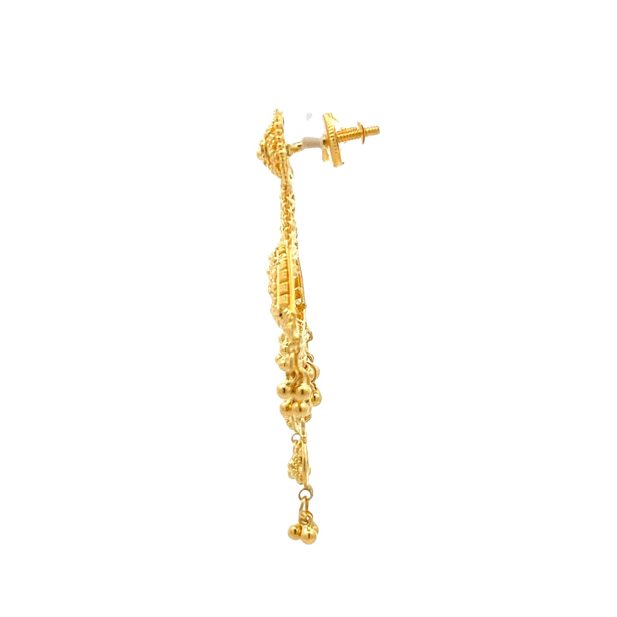22ct Yellow Gold Drop Earrings PZ325-ER99 - FJewellery