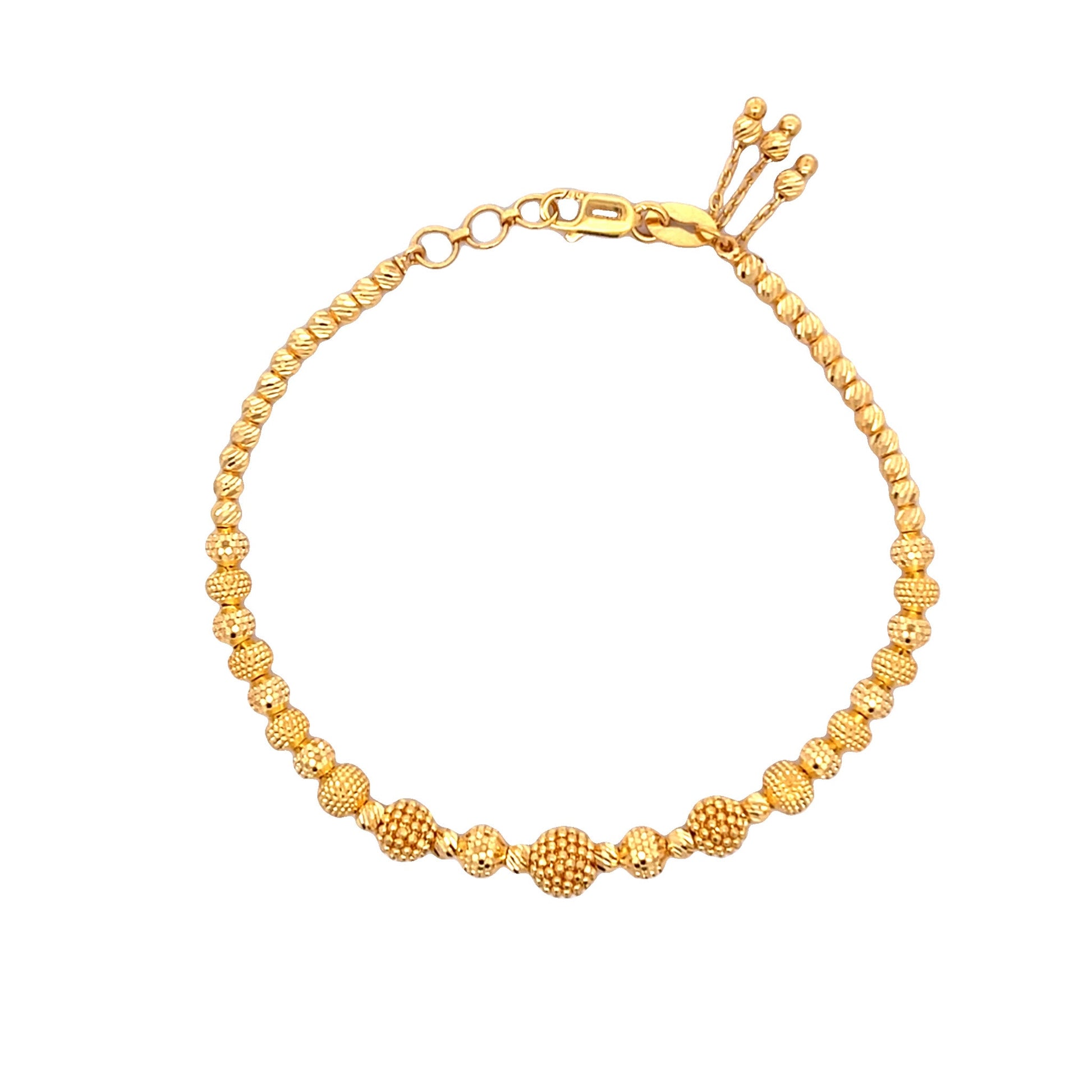 22ct Yellow Gold Fancy Bracelet PZ325 - BR4 - FJewellery