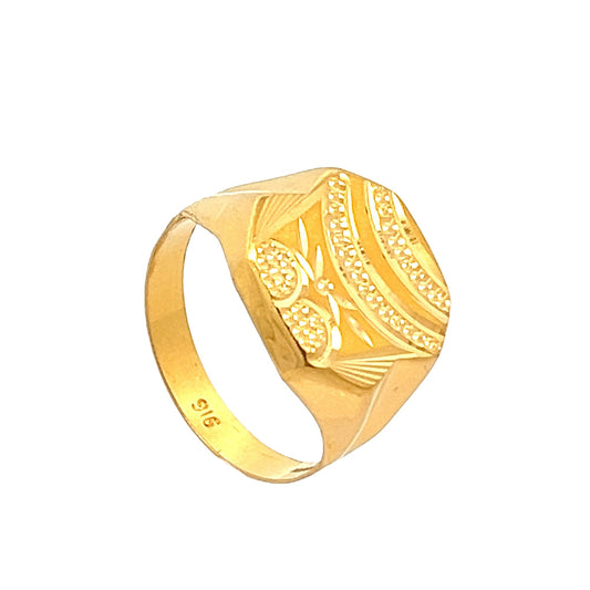 22ct Yellow Gold Fancy Design Ring PZ325-RN153 - FJewellery