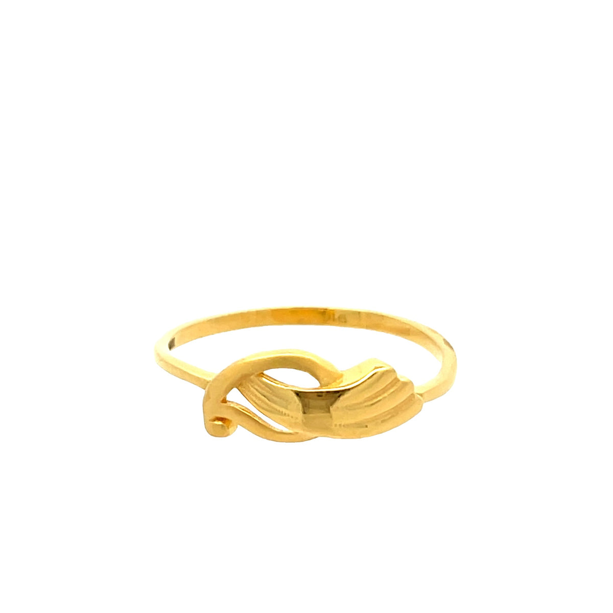 22ct Yellow Gold Fancy Petal Ring PZ325-RN19 - FJewellery