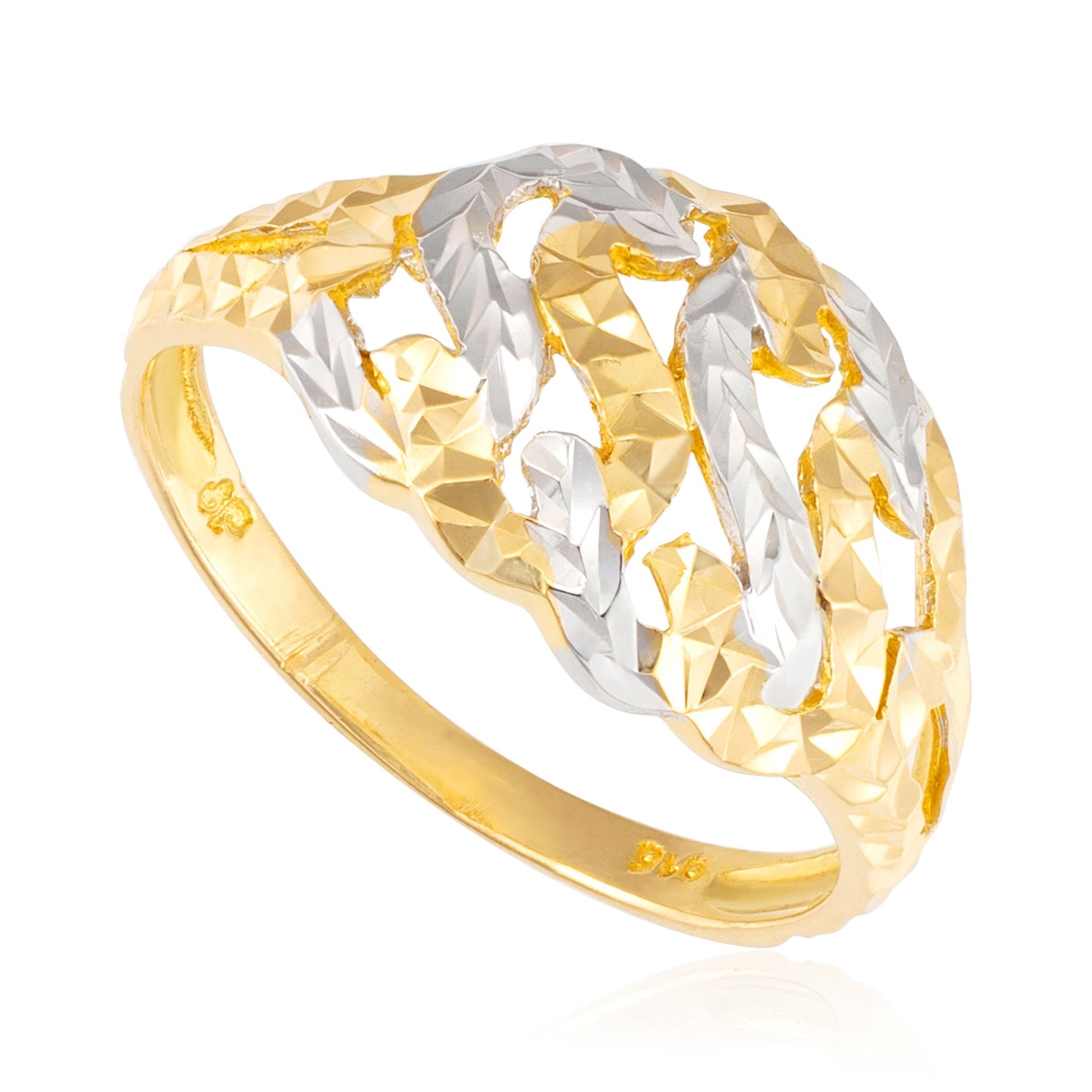 22ct yellow gold fancy ring 06003825 - FJewellery