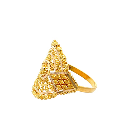 22ct Yellow Gold Fancy Ring PZ325 - RN113 - FJewellery