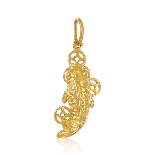 22ct Yellow Gold Fish Design Pendant BF1224-PD10 - FJewellery