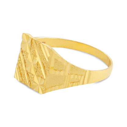 22ct Yellow Gold Geometric Ring BF1224 - RN41 - FJewellery
