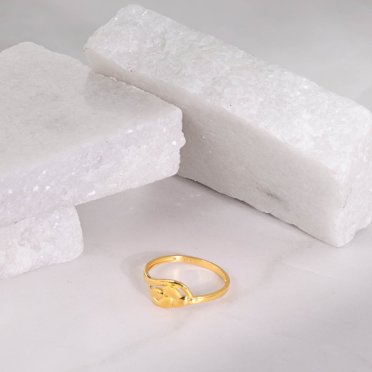 22ct Yellow Gold Leave Ring BF1224 - RN79 - FJewellery