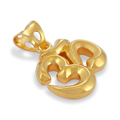 22ct Yellow Gold Om Pendant BF1224 - PD11 - FJewellery
