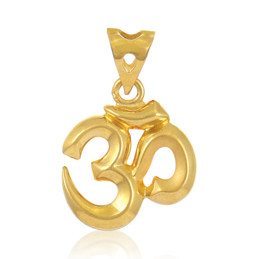 22ct Yellow Gold Om Pendant BF1224 - PD11 - FJewellery