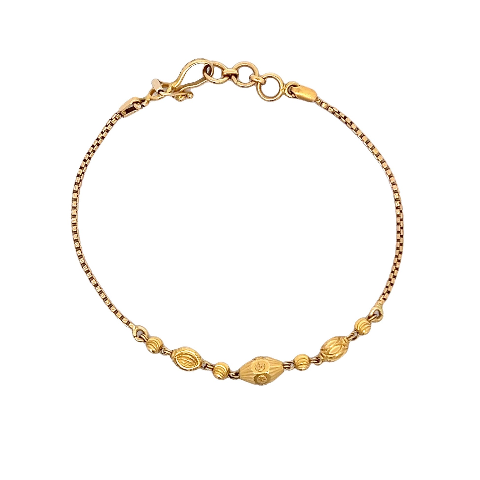 22ct yellow gold pre - loved bracelet 05001926 - FJewellery