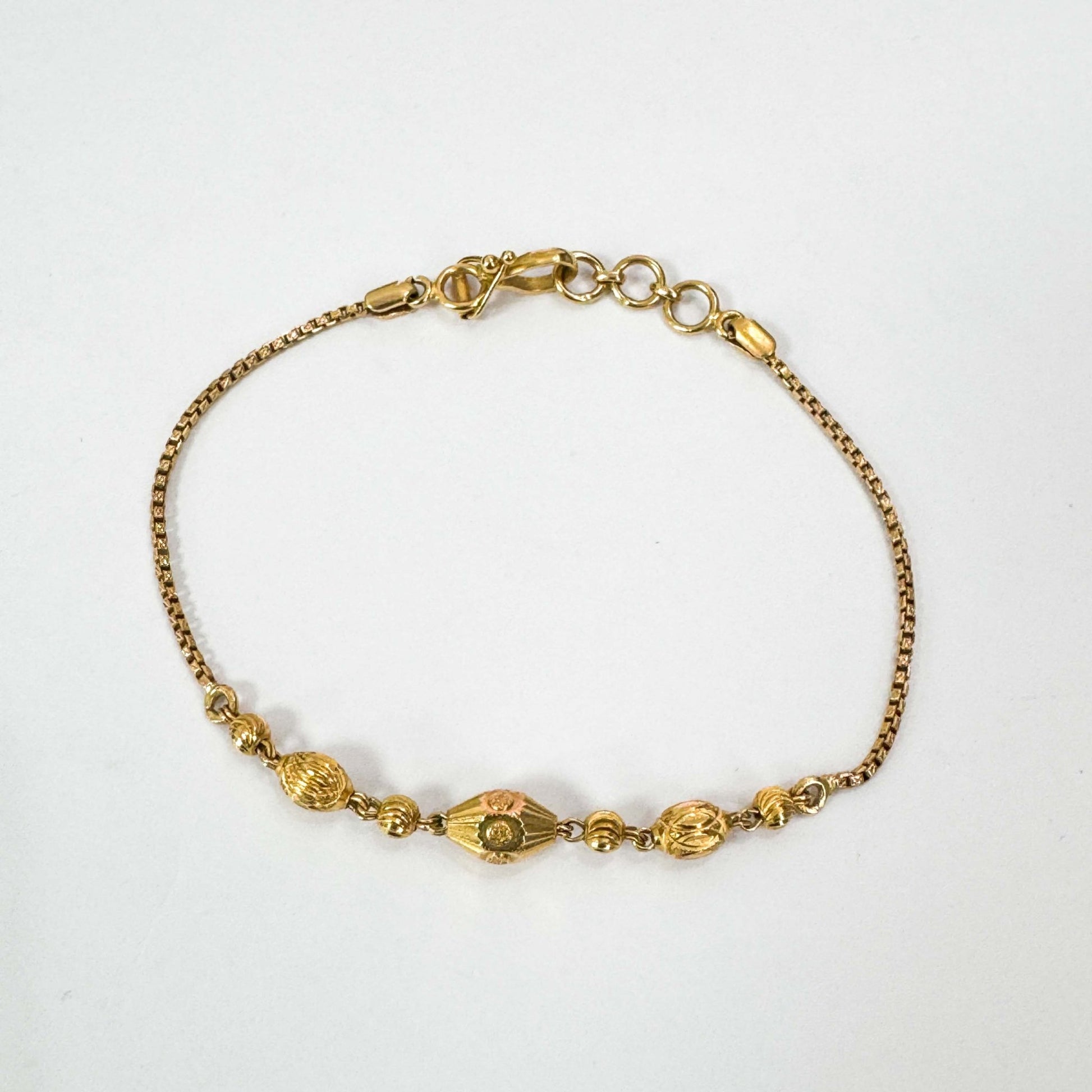 22ct yellow gold pre - loved bracelet 05001926 - FJewellery