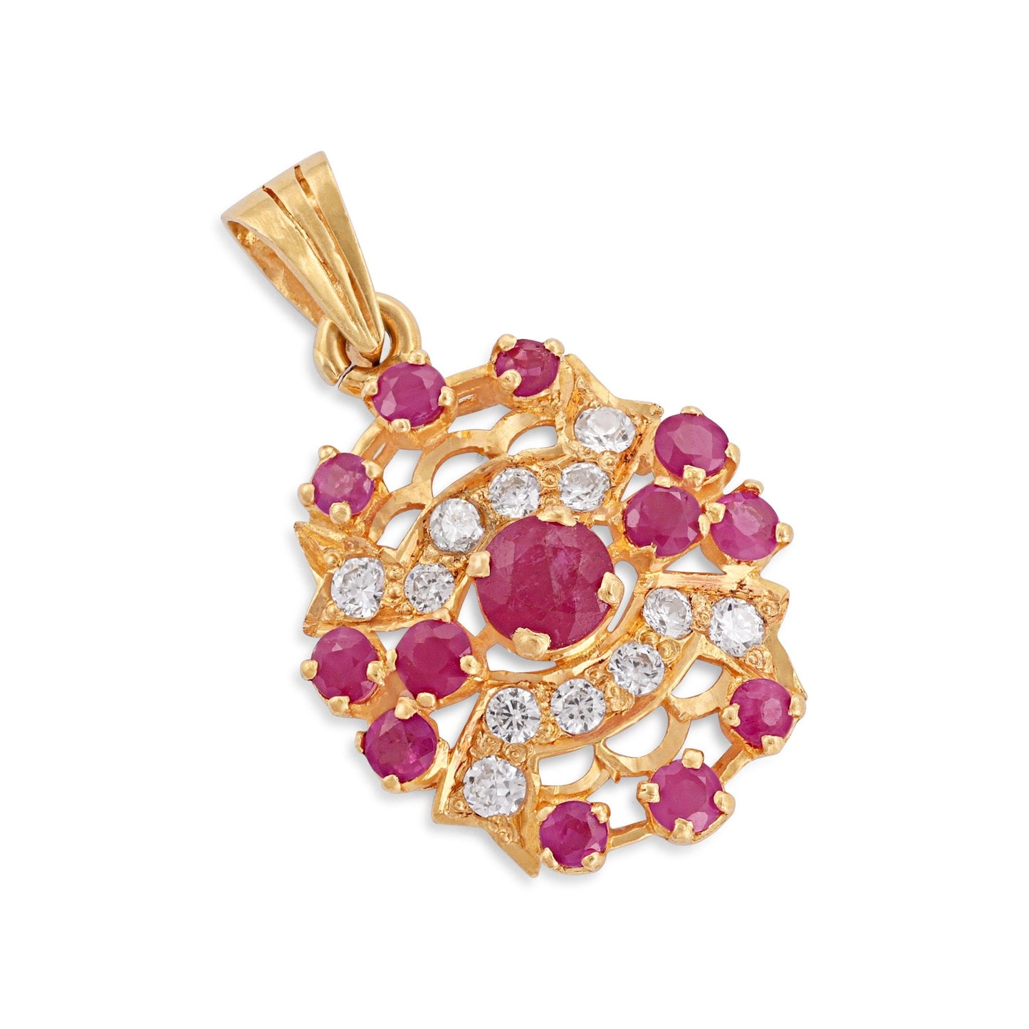 22ct yellow gold pre - loved pendant 06004149 - FJewellery