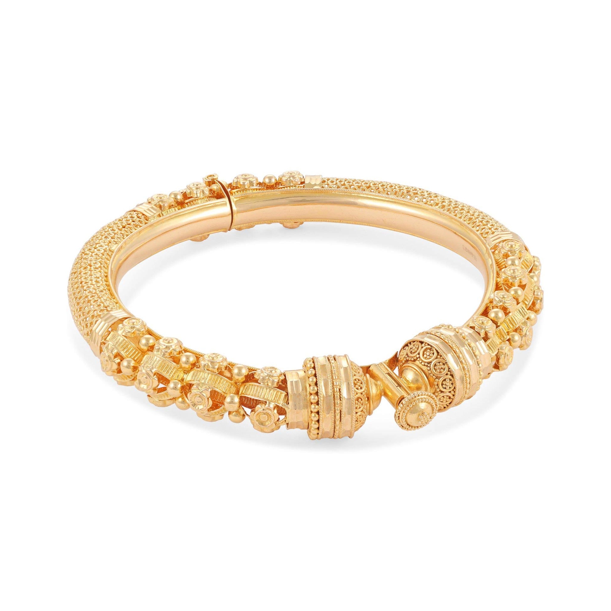 22ct yellow gold pre - owned bangle 02033248 - FJewellery