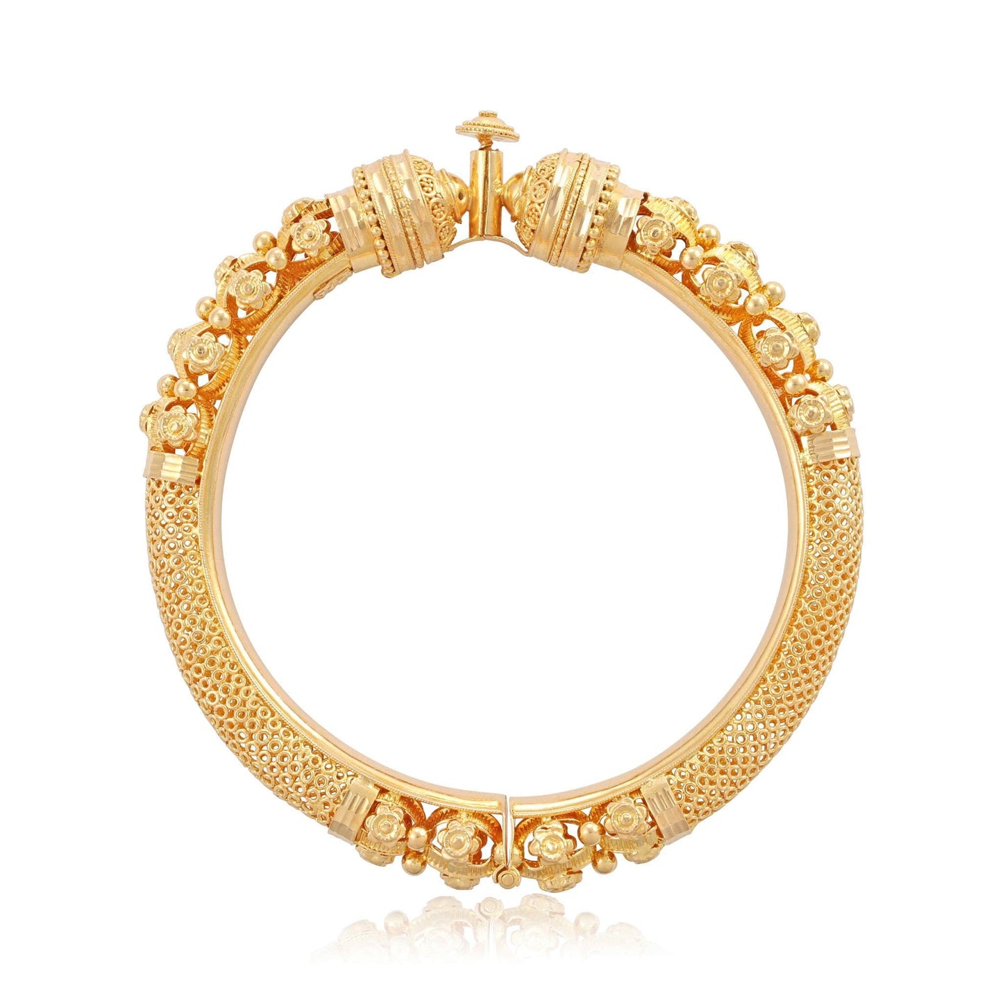 22ct yellow gold pre - owned bangle 02033248 - FJewellery