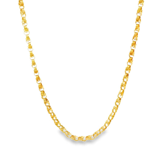 22ct yellow gold pre-owned chain FCA01019300-5 - FJewellery