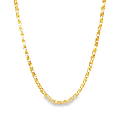 22ct yellow gold pre-owned chain FCA01019300-5 - FJewellery