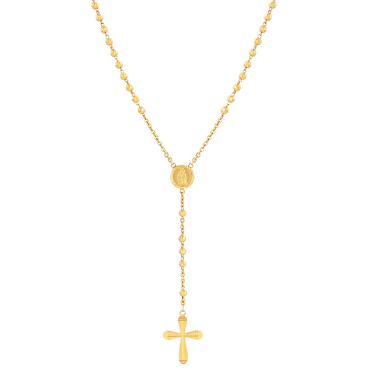 22ct yellow gold pre - owned chain with cross 05001746 - FJewellery