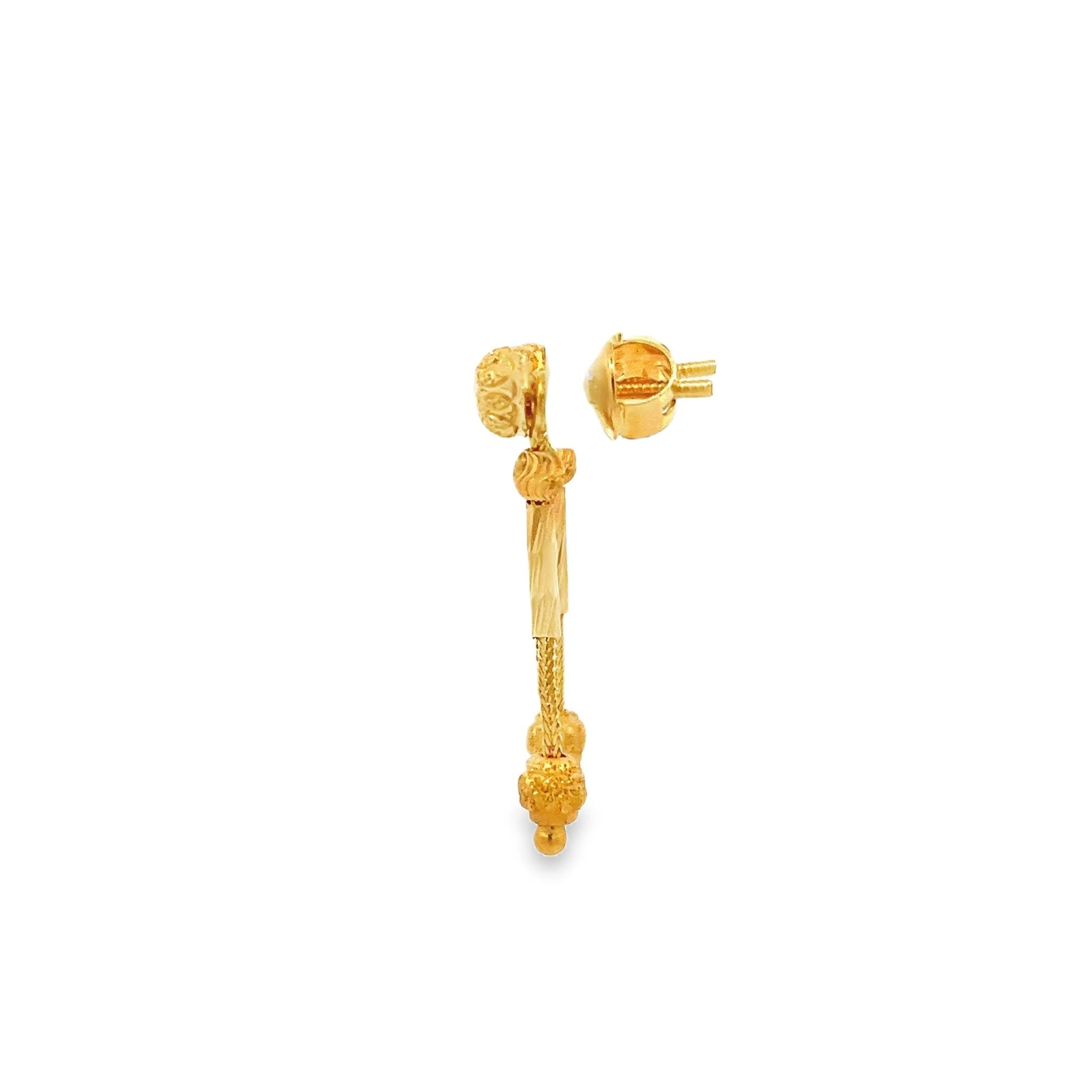 22ct yellow gold pre - owned drop earrings FCA03028901 - 8 - FJewellery