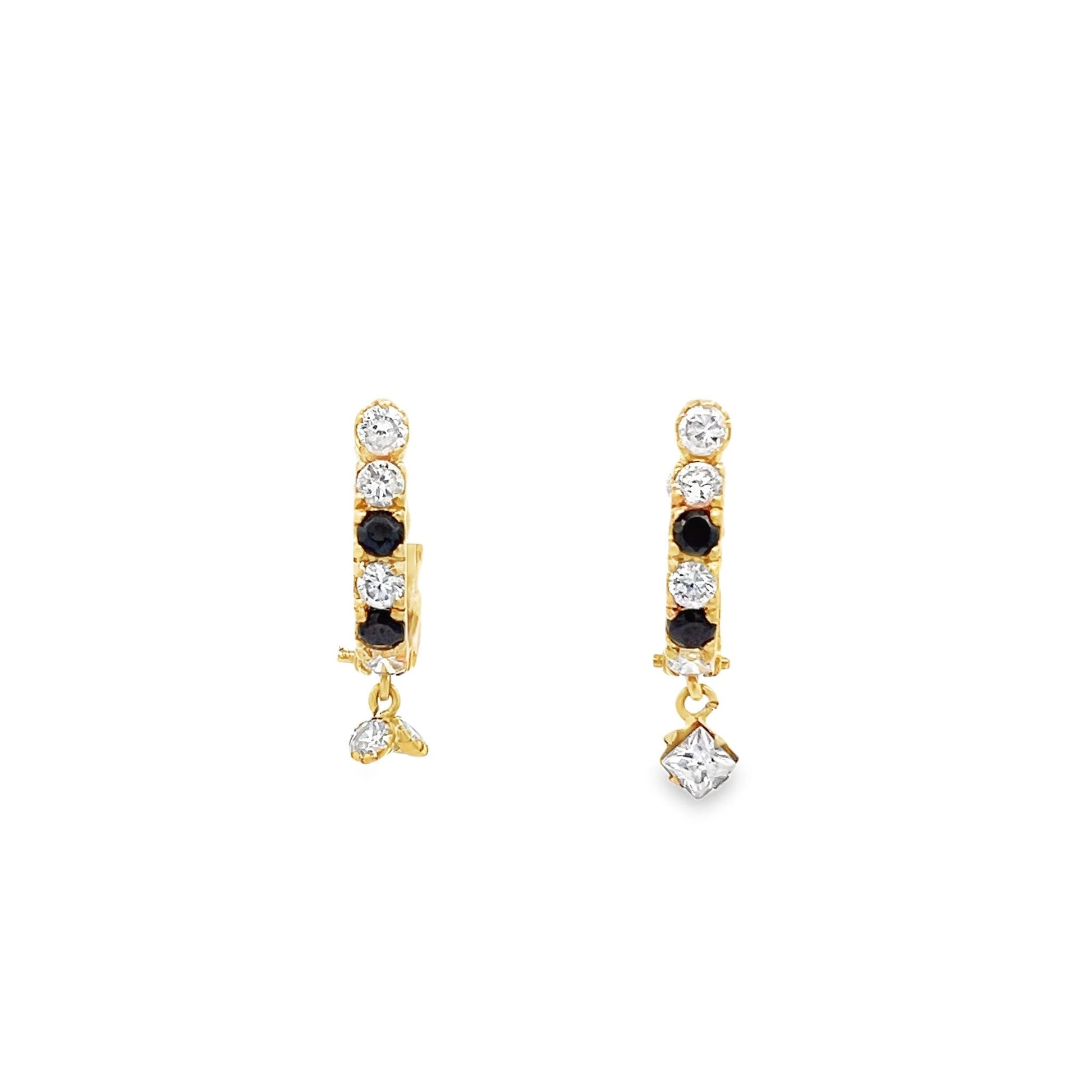 22ct yellow gold pre-owned drop earrings FCA07001509-1 - FJewellery
