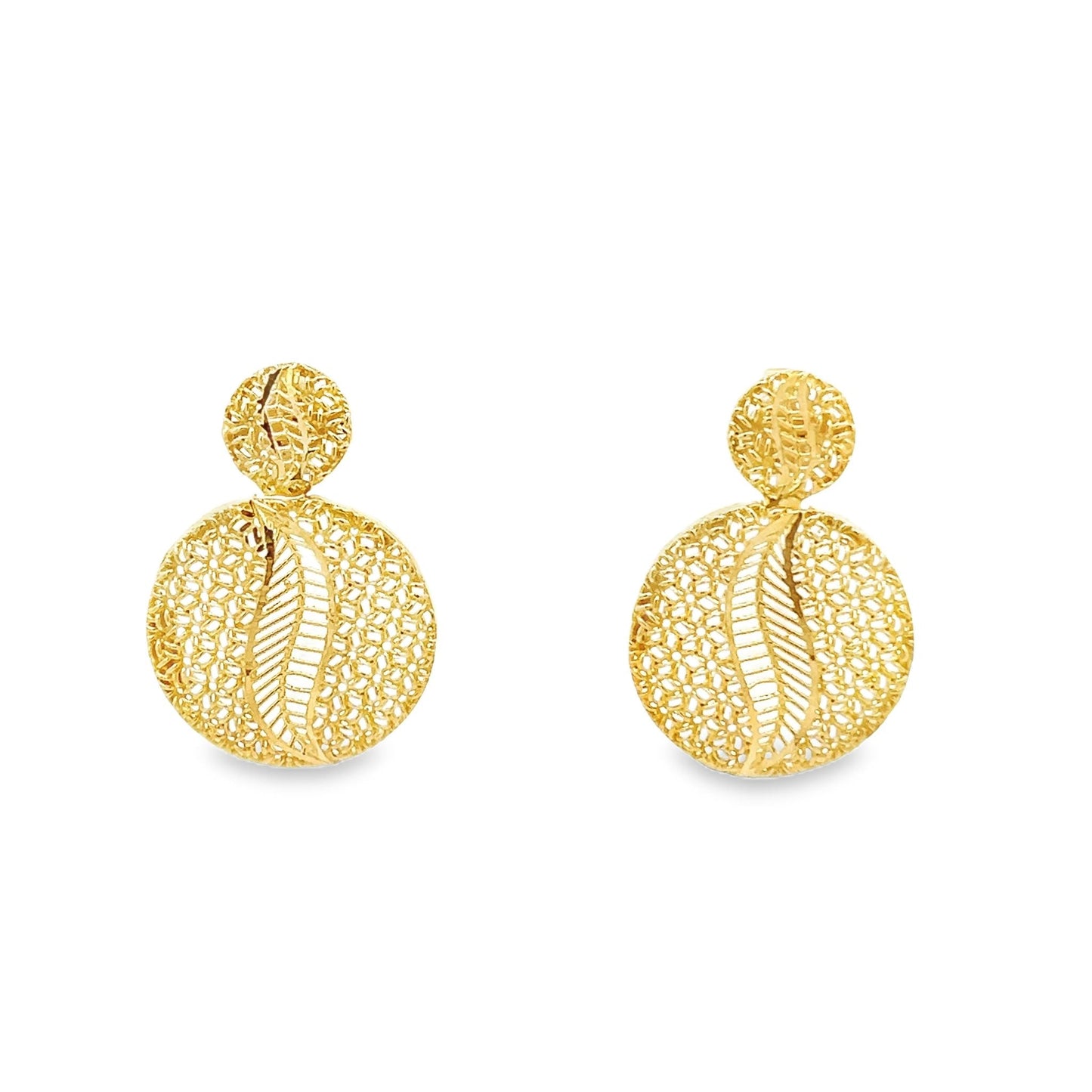 22ct yellow gold pre - owned earrings FCA07001324 - 1 - 1 - FJewellery