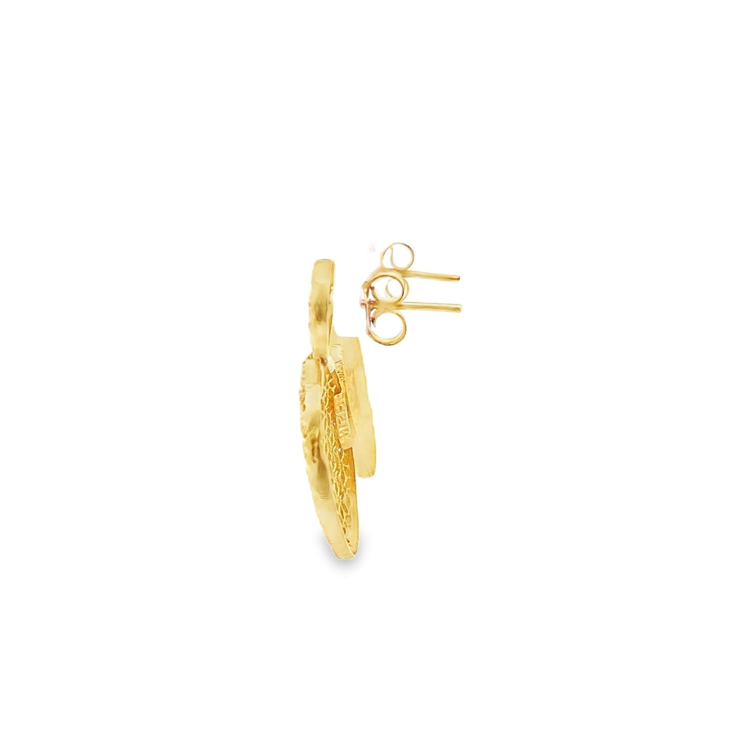 22ct yellow gold pre - owned earrings FCA07001324 - 1 - 1 - FJewellery