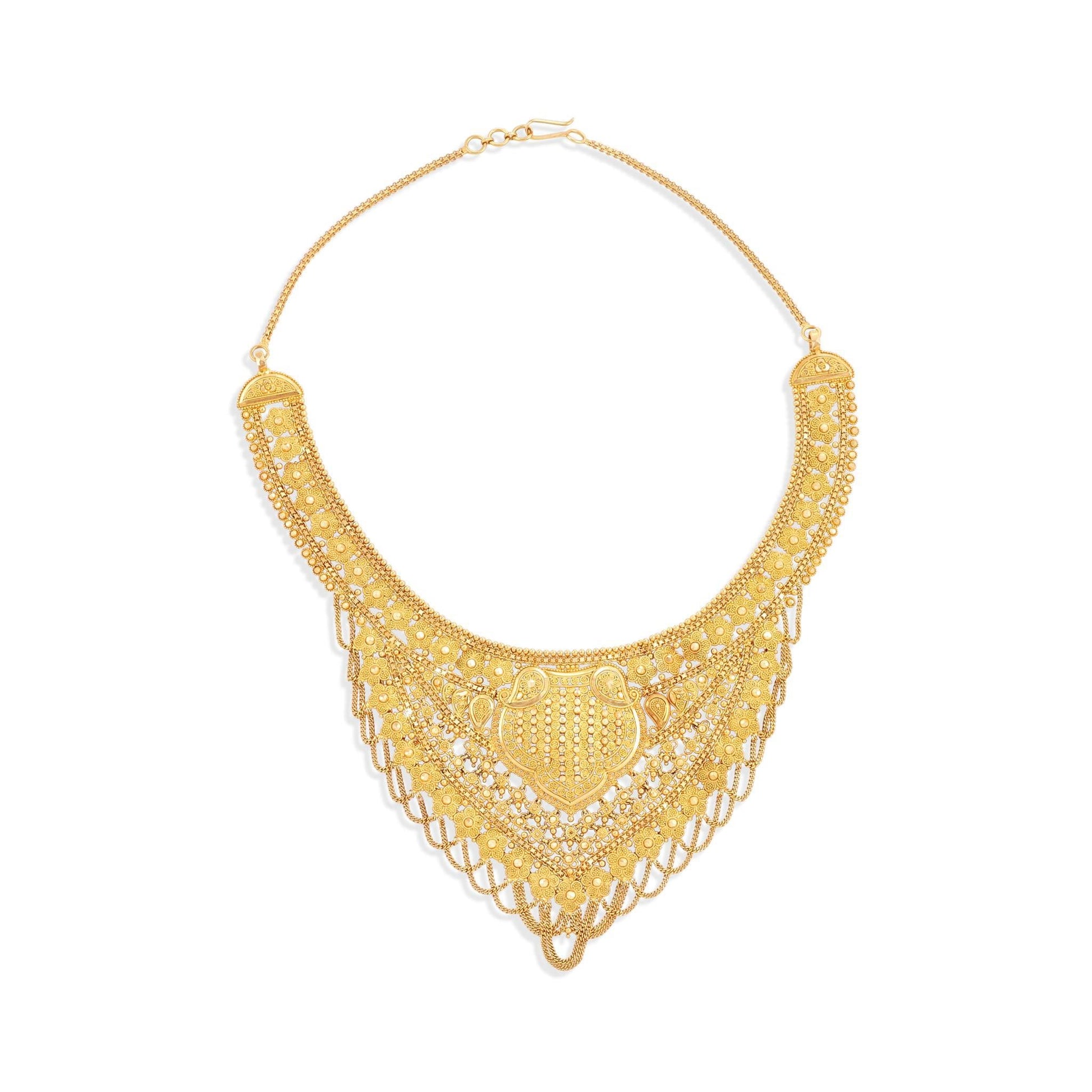 22ct yellow gold pre - owned necklace 01002891 - FJewellery