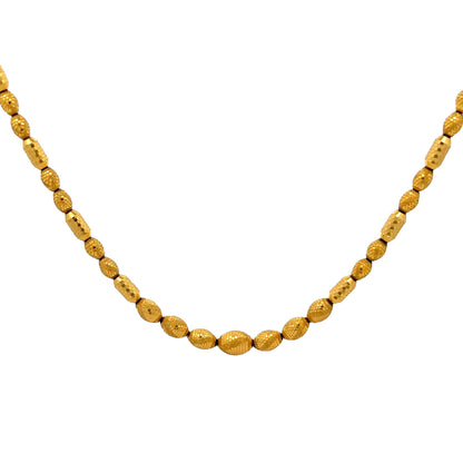 22ct yellow gold pre - owned necklace 13000082 - FJewellery