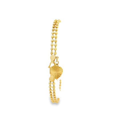 22ct yellow gold pre - owned two - layer bracelet FCA08002189 - 17 - FJewellery