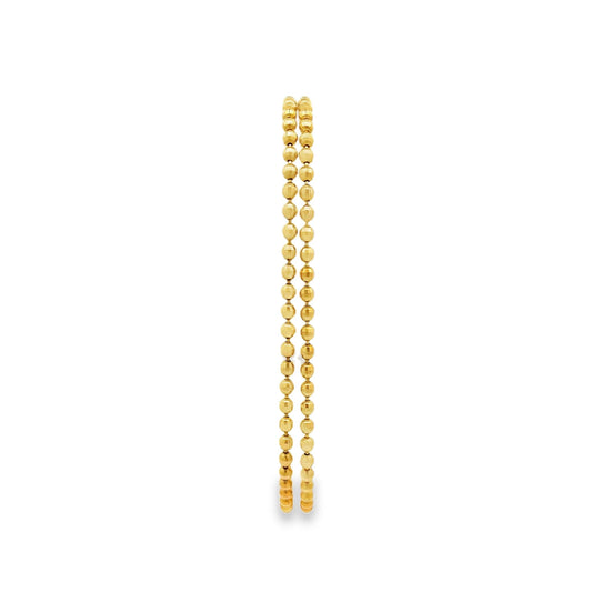 22ct yellow gold pre-owned two-layer bracelet FCA08002189-17 - FJewellery