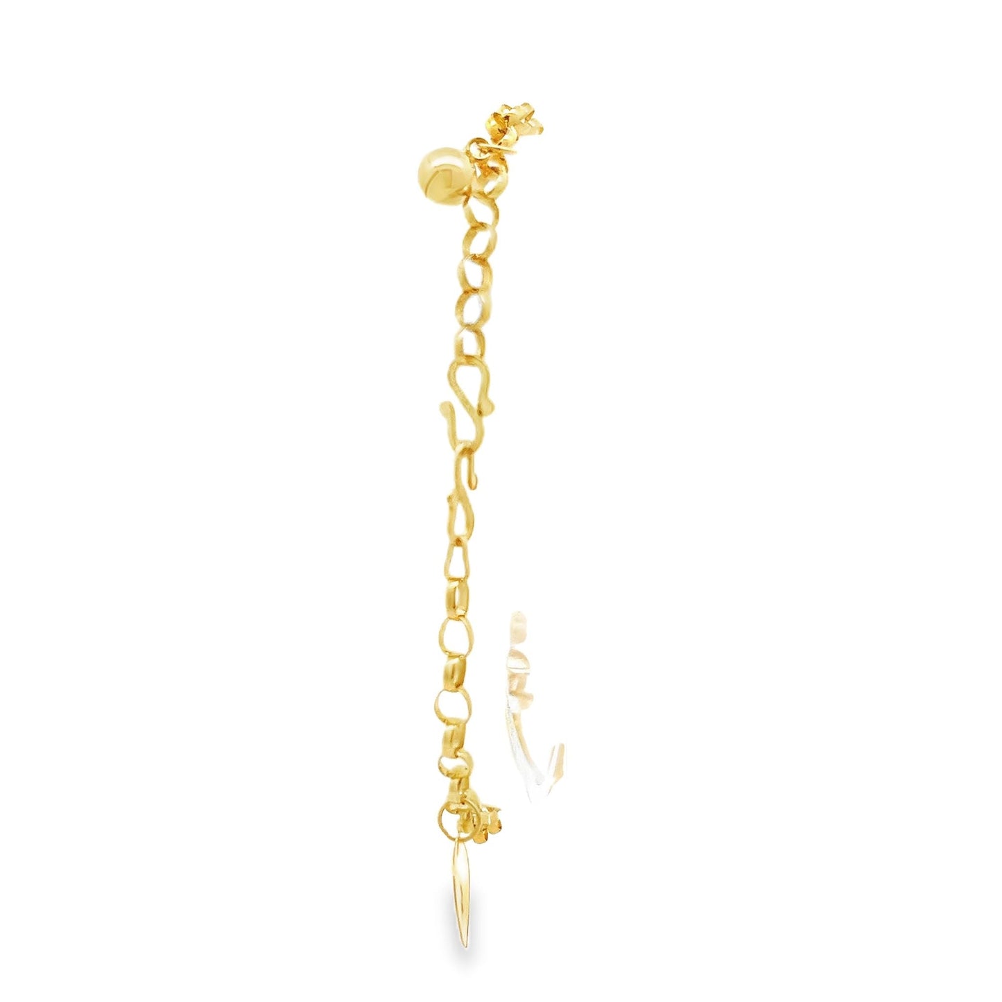 22ct yellow gold second-hand bracelet with charms FCA08002217-16 - FJewellery