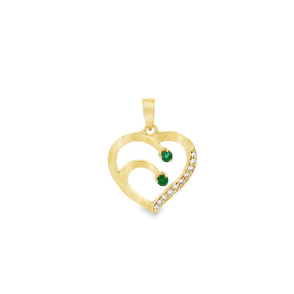 22ct yellow gold second-hand heart pendant FCA05005974-4 - FJewellery